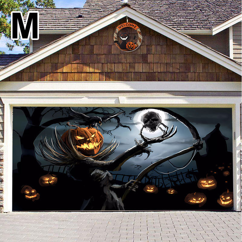 Hot Sale-Halloween 2023 Garage Door Decoration