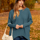 Women's Off Shoulder Long Sleeve Bat Sleeve