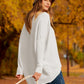 Women's Off Shoulder Long Sleeve Bat Sleeve