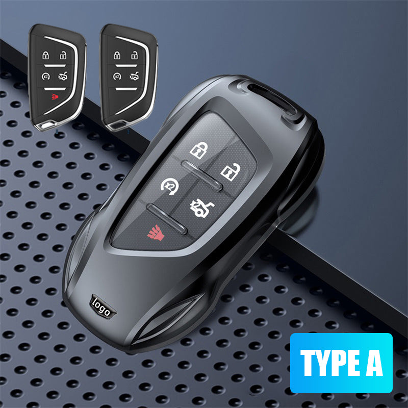 For Cadillac Car Metal Sports Car Key Case