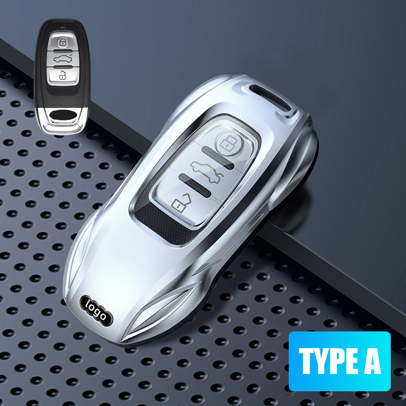 For Audi Car Metal Sports Car Key Case