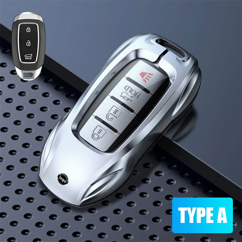 For Hyundai Car Metal Sports Car Key Case