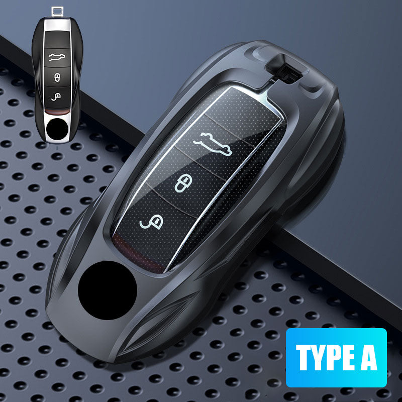 For Porsche Car Metal Sports Car Key Case