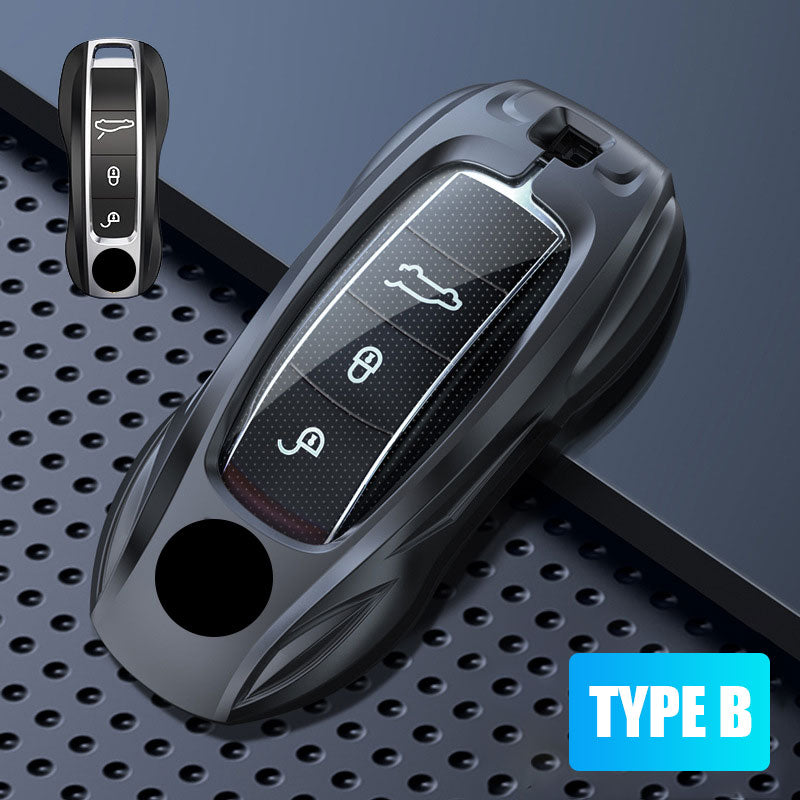 For Porsche Car Metal Sports Car Key Case