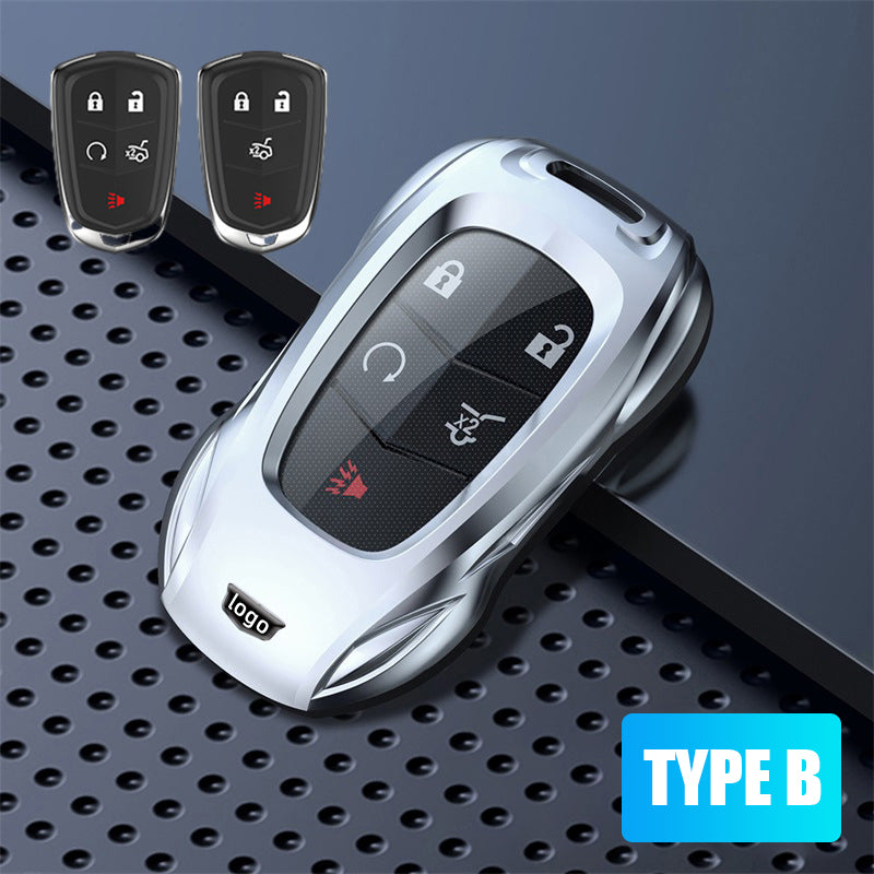 For Cadillac Car Metal Sports Car Key Case