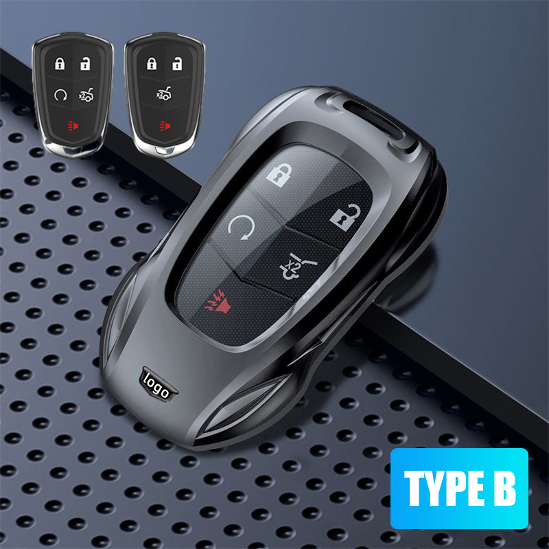 For Cadillac Car Metal Sports Car Key Case