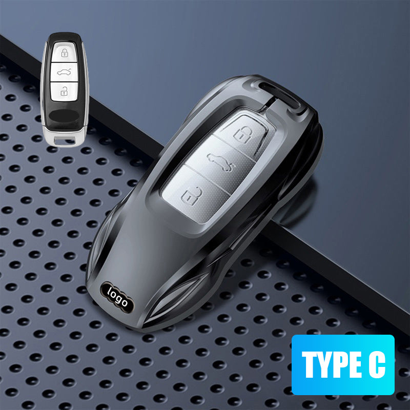 For Audi Car Metal Sports Car Key Case