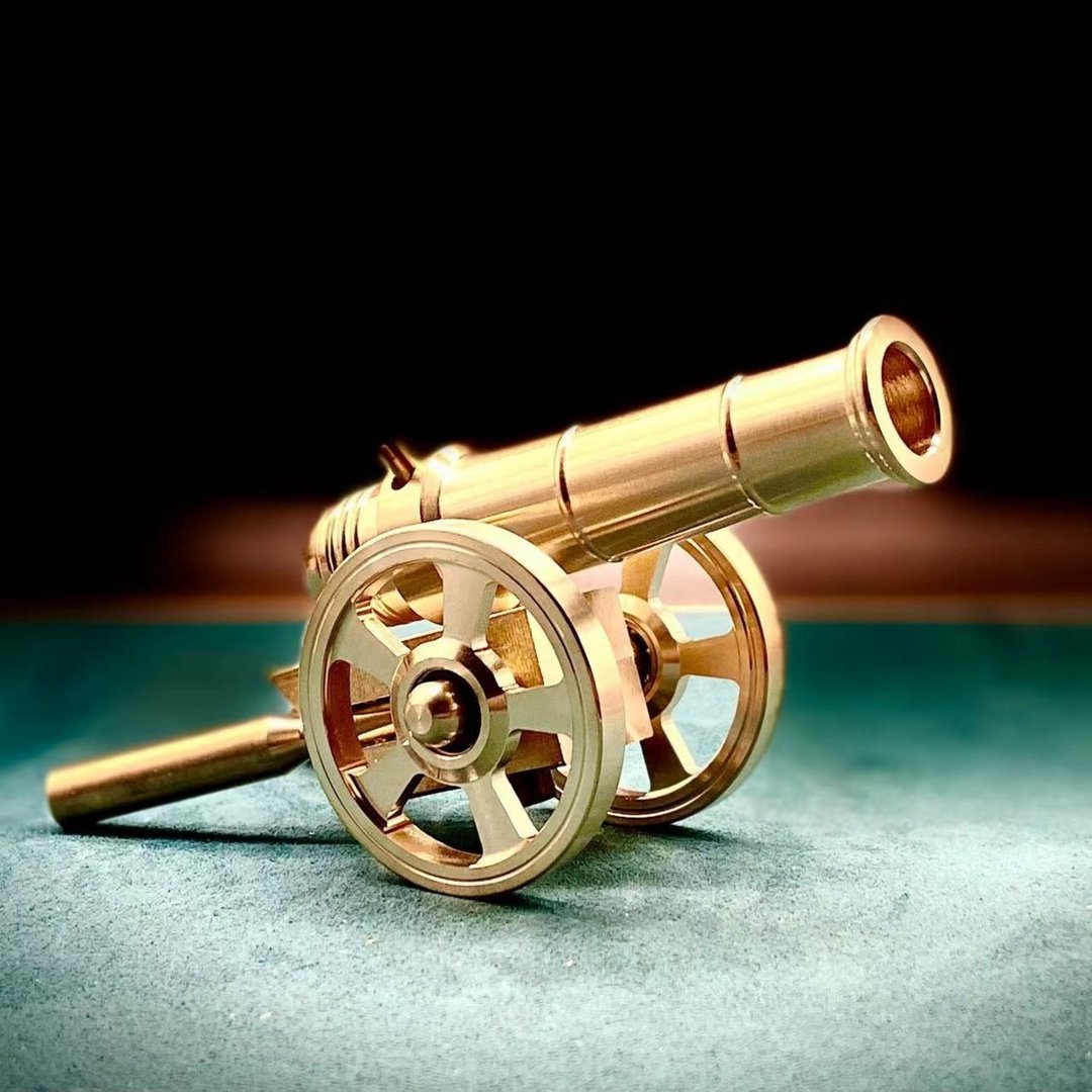 Solid Brass Cannon (For Decoration Only)