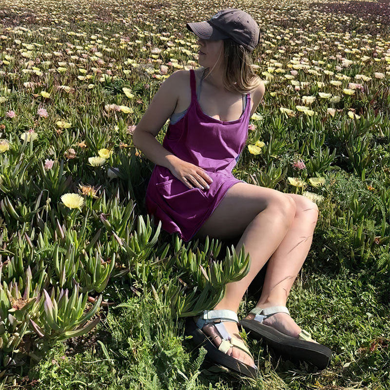 Summer Wide Mini Dress