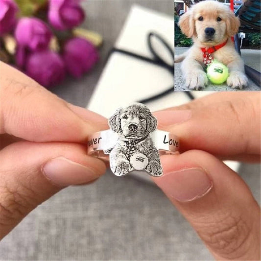 Custom Photo Rings For Pet Lovers