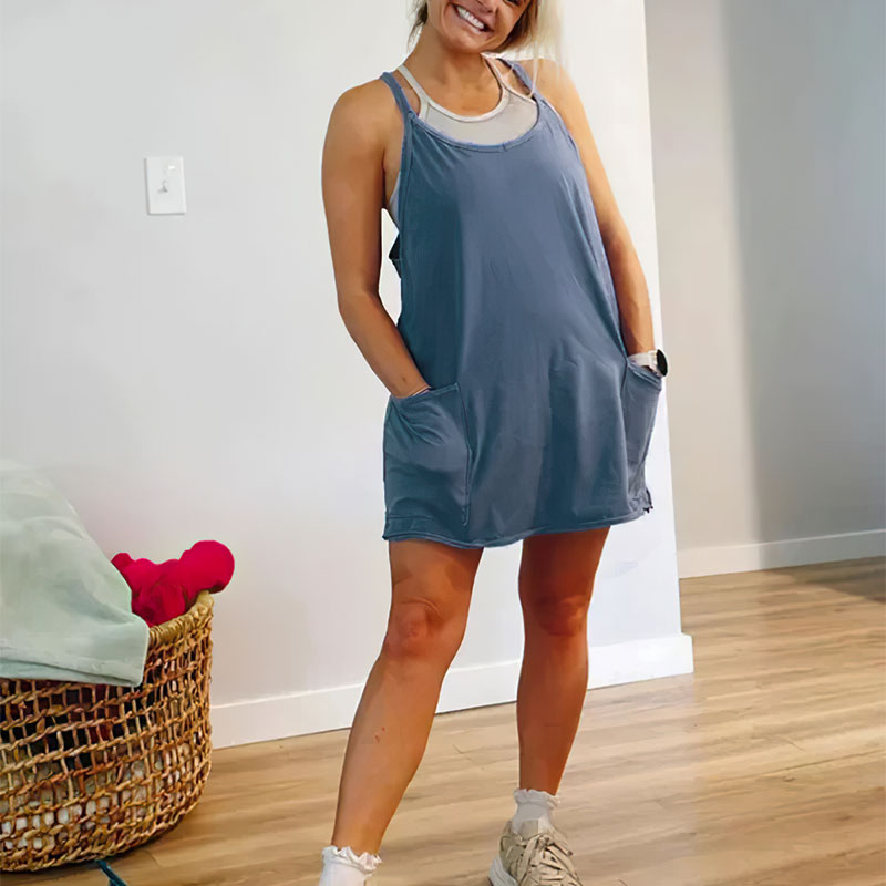 Summer Wide Mini Dress