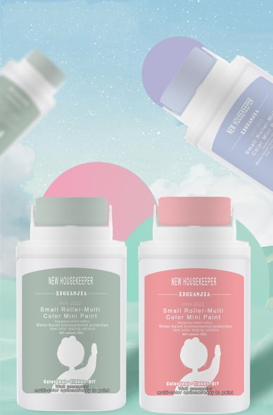 Wandreparatur-Rollbürste  mit Wandreparaturpaste/Wall repair roller brush and wall repair paste