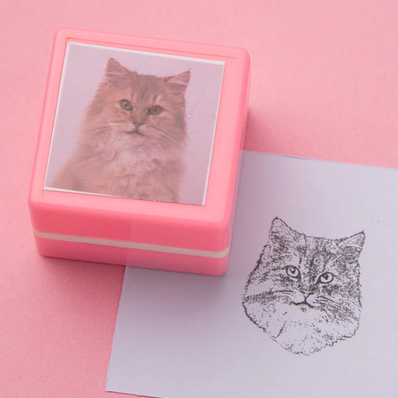 Custom Pet Portrait Stamp