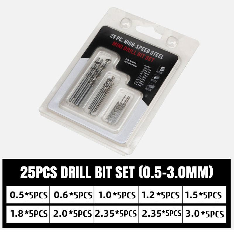 Titanium-Plated High-Speed Steel Drill Bit Set (Multiple Sets Of Specifications)