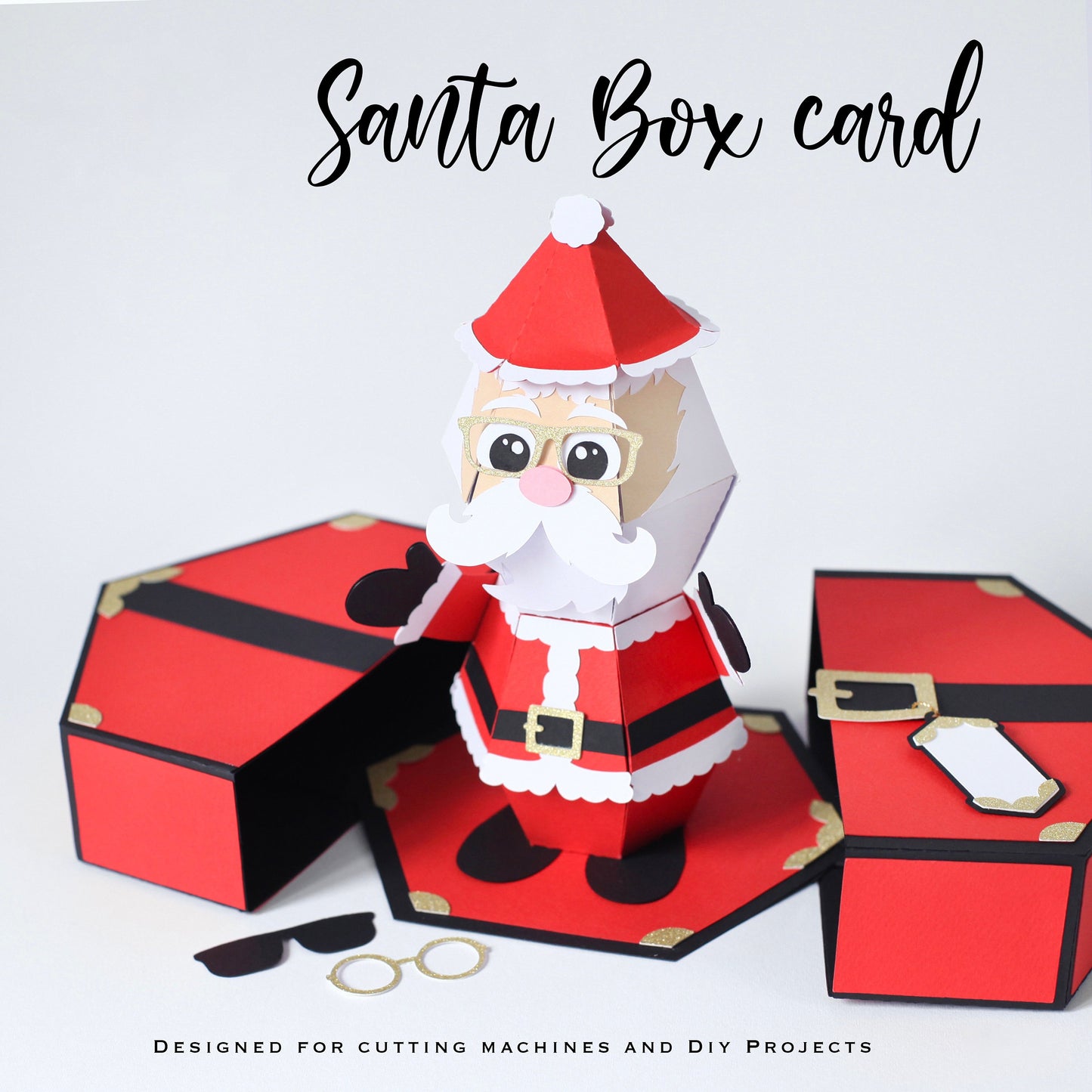🥳3D-Popup-Boxkarte „Weihnachtsmann-Streich“🎁/🥳Santa Claus Prank 3D Pop Up Cards🎁