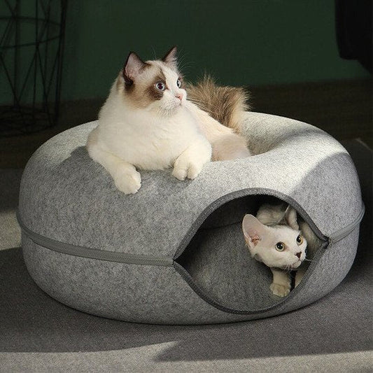 "Hide and Seek" Cat Tunnel Bed