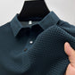 Men'S Ice Silk Breathable Slim Business Short-Sleeved