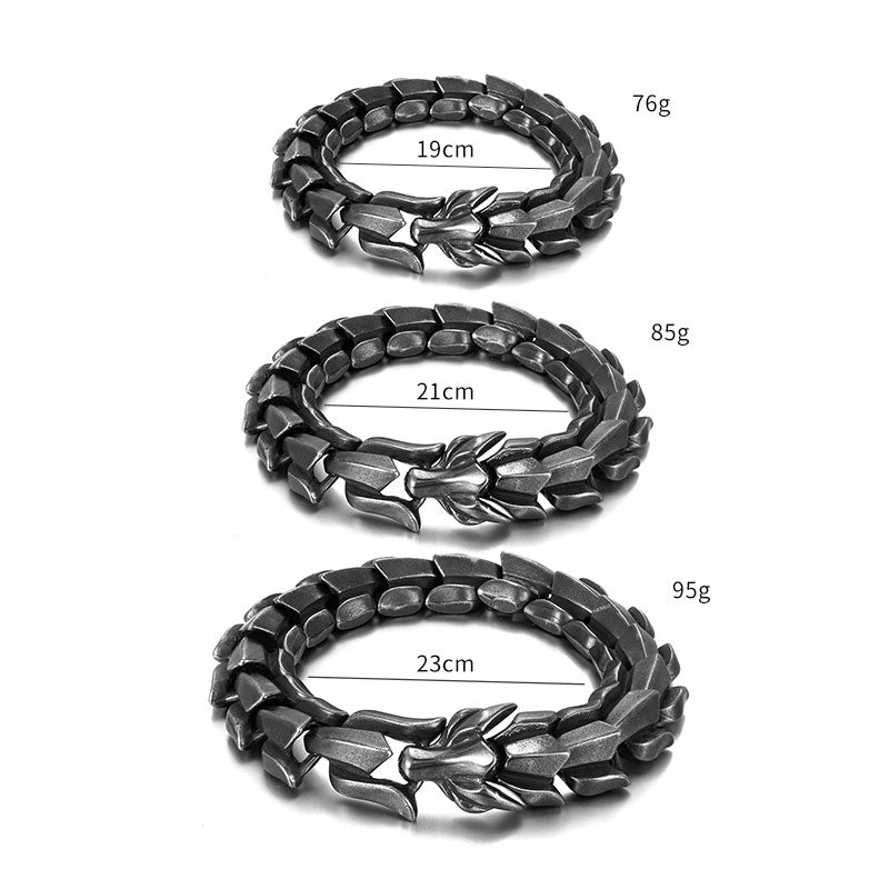 Dragon Keel Chain Link Bracelet for Men