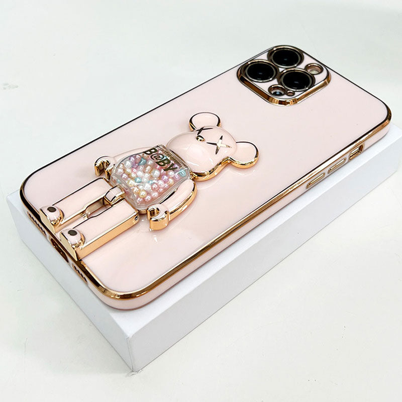 Flow Beads Bear Mobile Phone Case