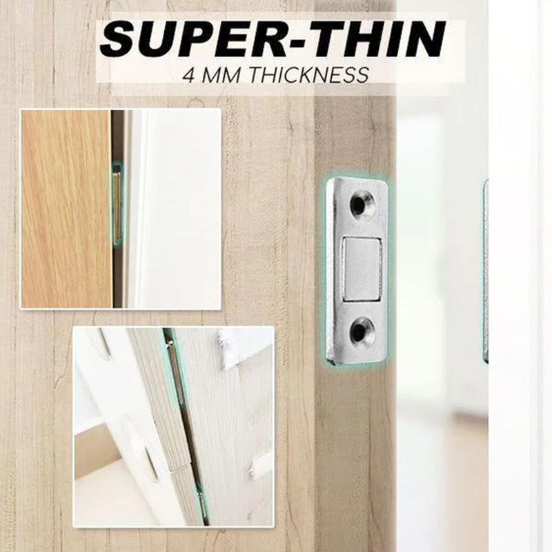Magnetic Ultra-thin Cabinet Door Stopper（2 Pcs)