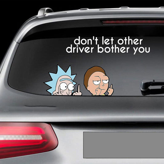Rick and Morty Sticker for Auto