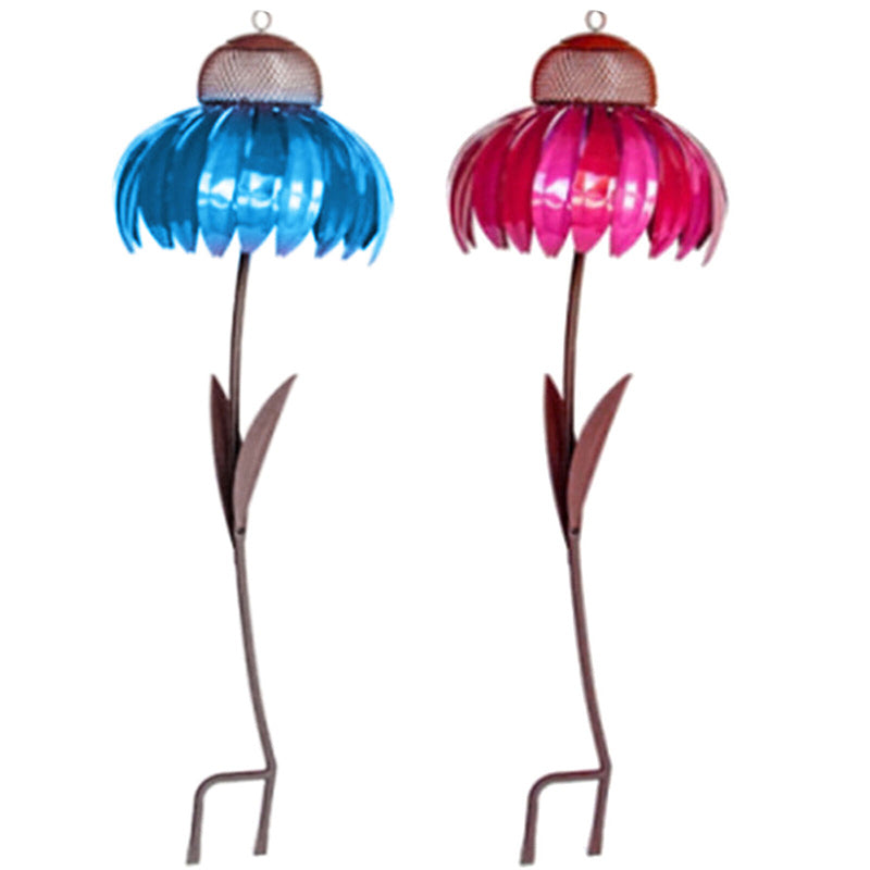 Outdoor Cone Flower Bird Feeder