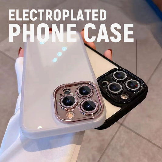 Electroplated Lens Glitter with Lens Film Phone Case