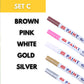 Golf Club Paint Fill Pen Set (5pcs)
