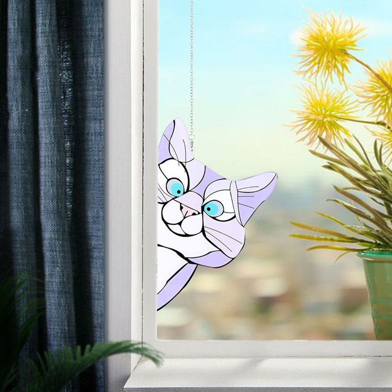 Stained Glass Cat Window Hanger?