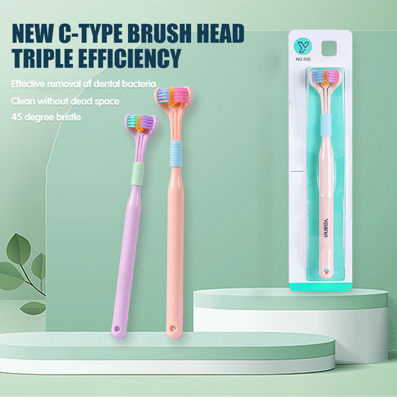 Three Sides Toothbrush Macaron Color