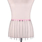 Multi-chain Tassel Pu Leather Belly Belt