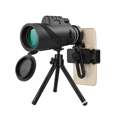 40×60 HD Monocular with Smartphone Holder