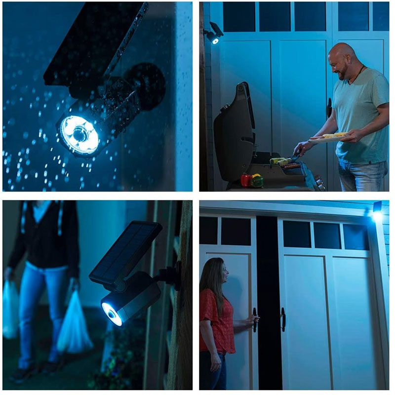 LED Outdoor Solar Motion Sensored Spotlight