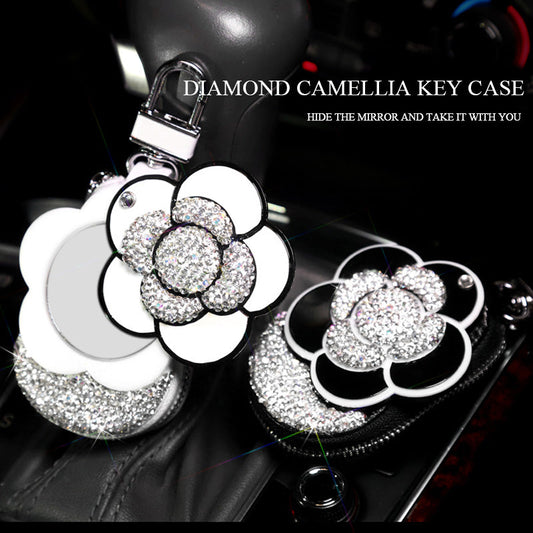 Camellia Car Key Case
