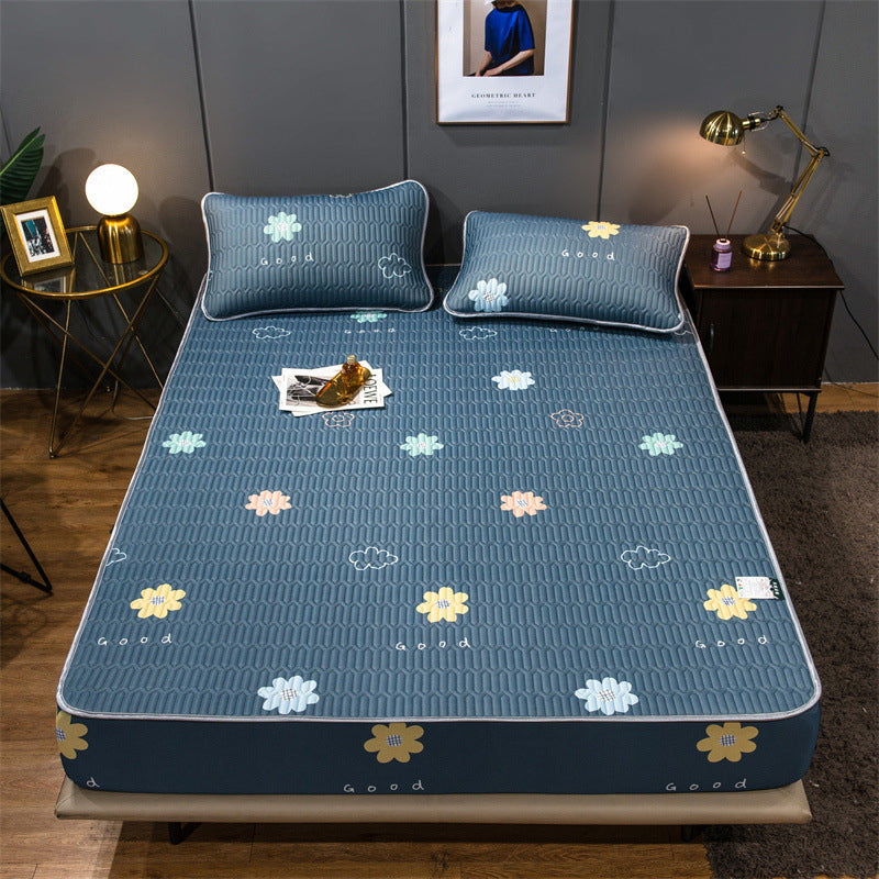 Summer Ice Silk Mat Washable Mattress Protector