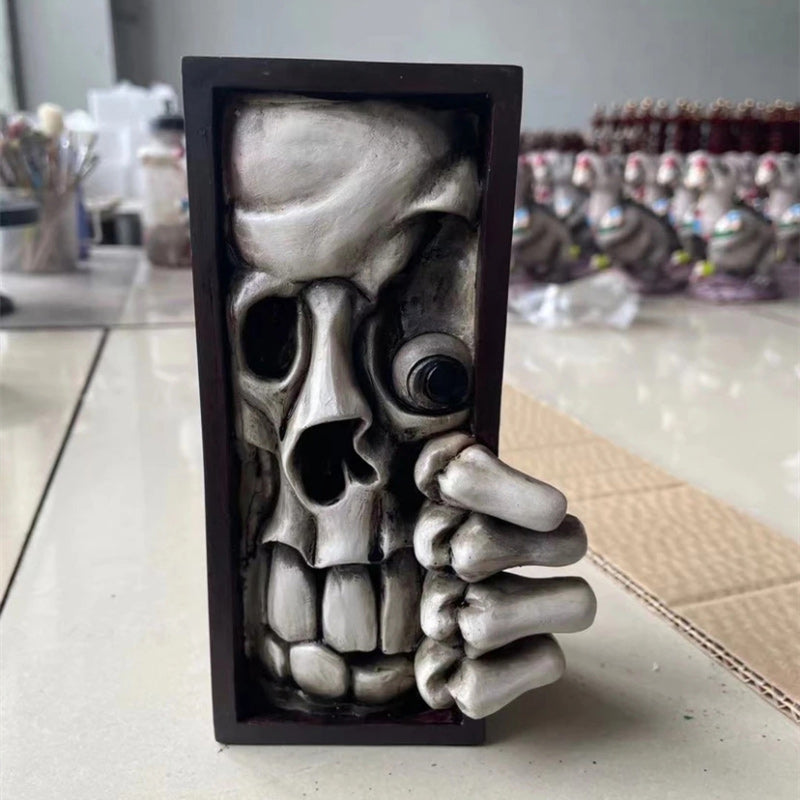 Monster Sculptures Bookends Bookshelf Decor