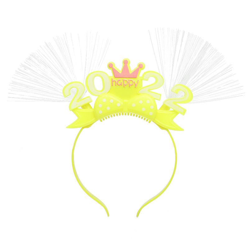 2022 LED Light Up Glasses & Crowns Headband