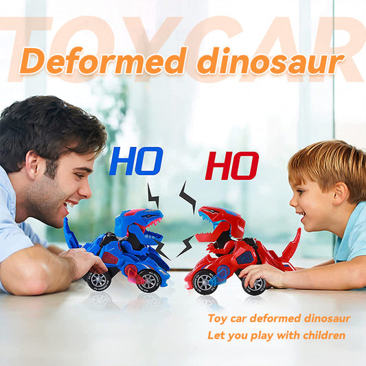 Children's Automatic Deformation Dinosaur Toy Car