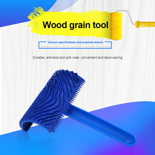 Wood Graining Paint Roller with Handle