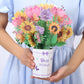 3D Bouquet, Popup Greeting Card