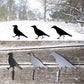 Crow Garden Sculppture Art