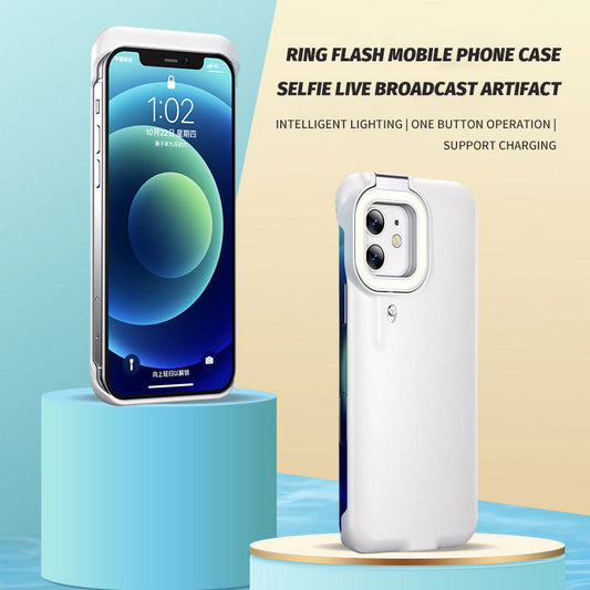 Flashlight Selfie Ring Light Case