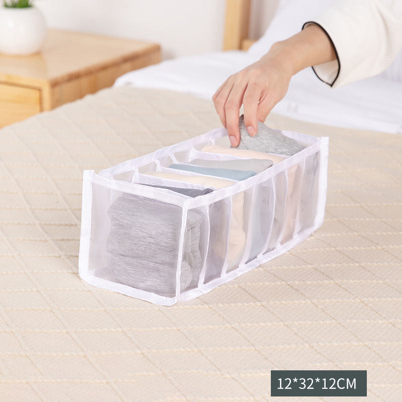 Drawer type separator basket for trousers and clothes storage box