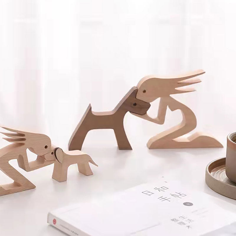 Wooden Dog Ornaments