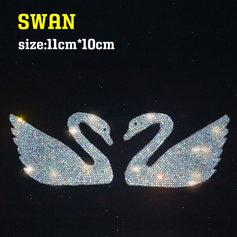 Cartoon Pattern Rhinestone Sticker