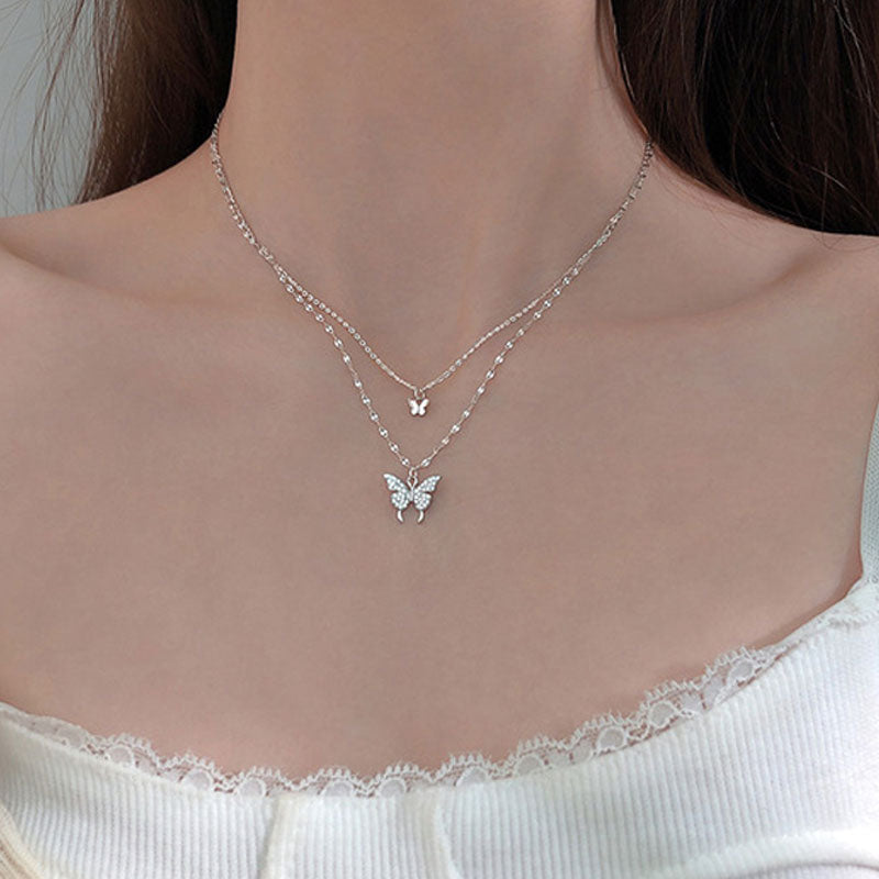 Shiny Butterfly Choker