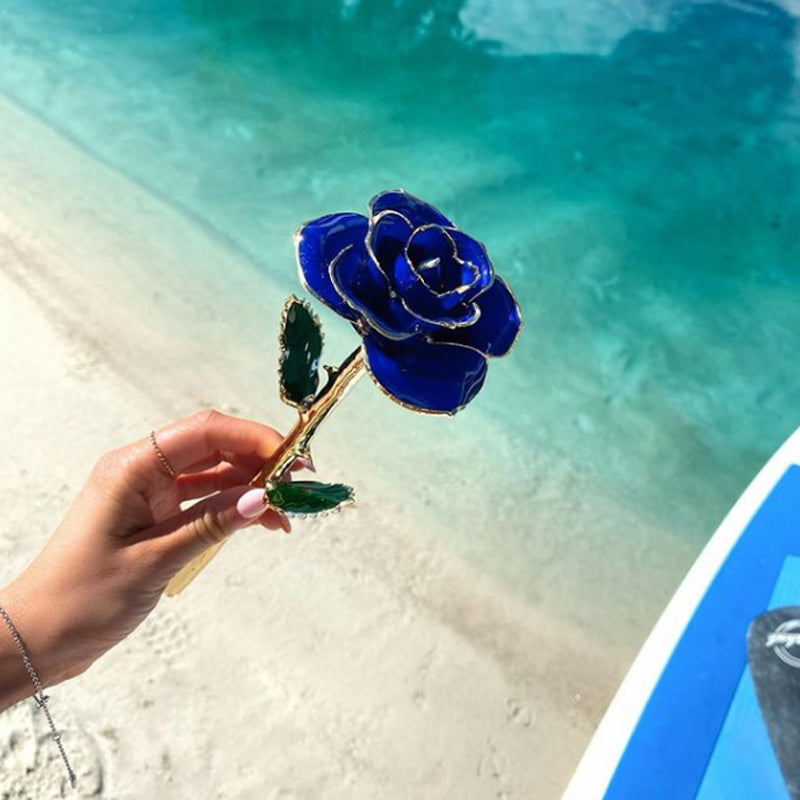 24k Gold Plated Roses❤️- Cerulean