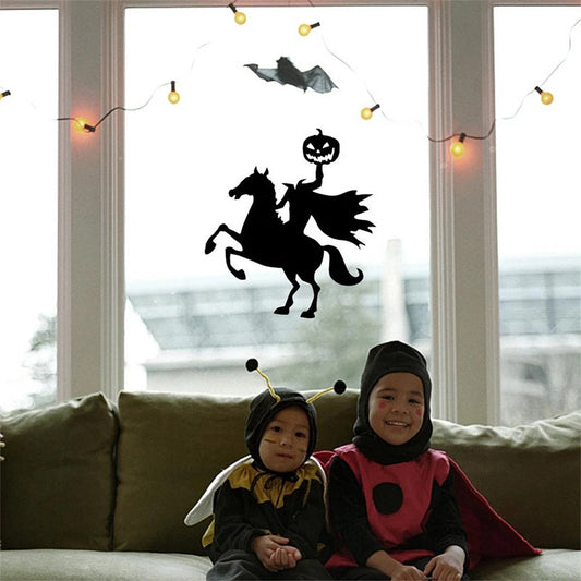 Monster Silhouette Window Stickers for Halloween