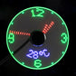 New USB Clock Fan with Real Time Clock