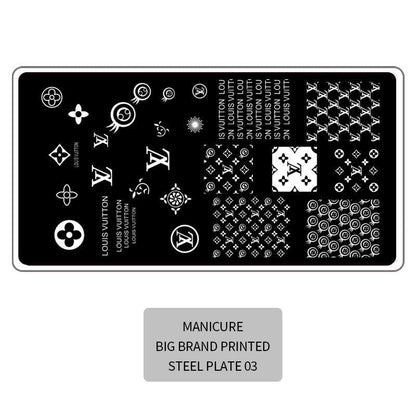 Nail Stamping Plates Set